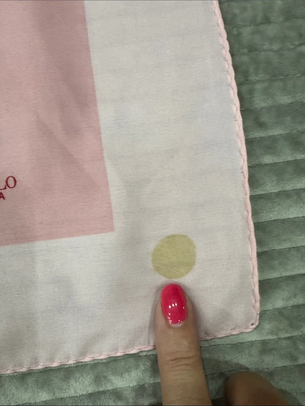 Michelangelo Pink to Red Concentric Square Silk Scarf